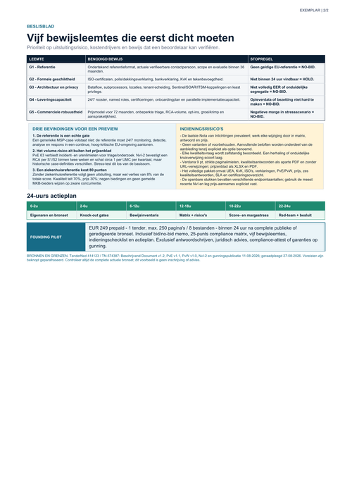RFP preflight voorbeeld pagina 2